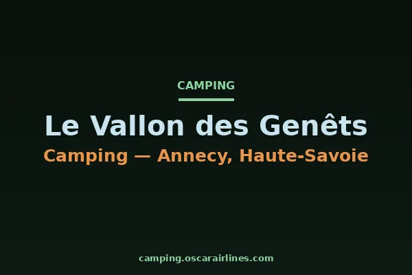 Le Vallon des Genêts