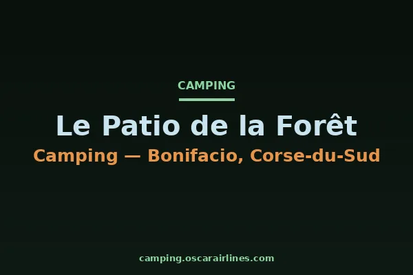 Le Patio de la Forêt